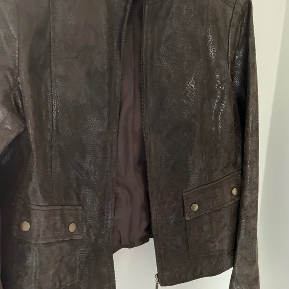 Alfani Leather Jacket - Picture 5 of 6